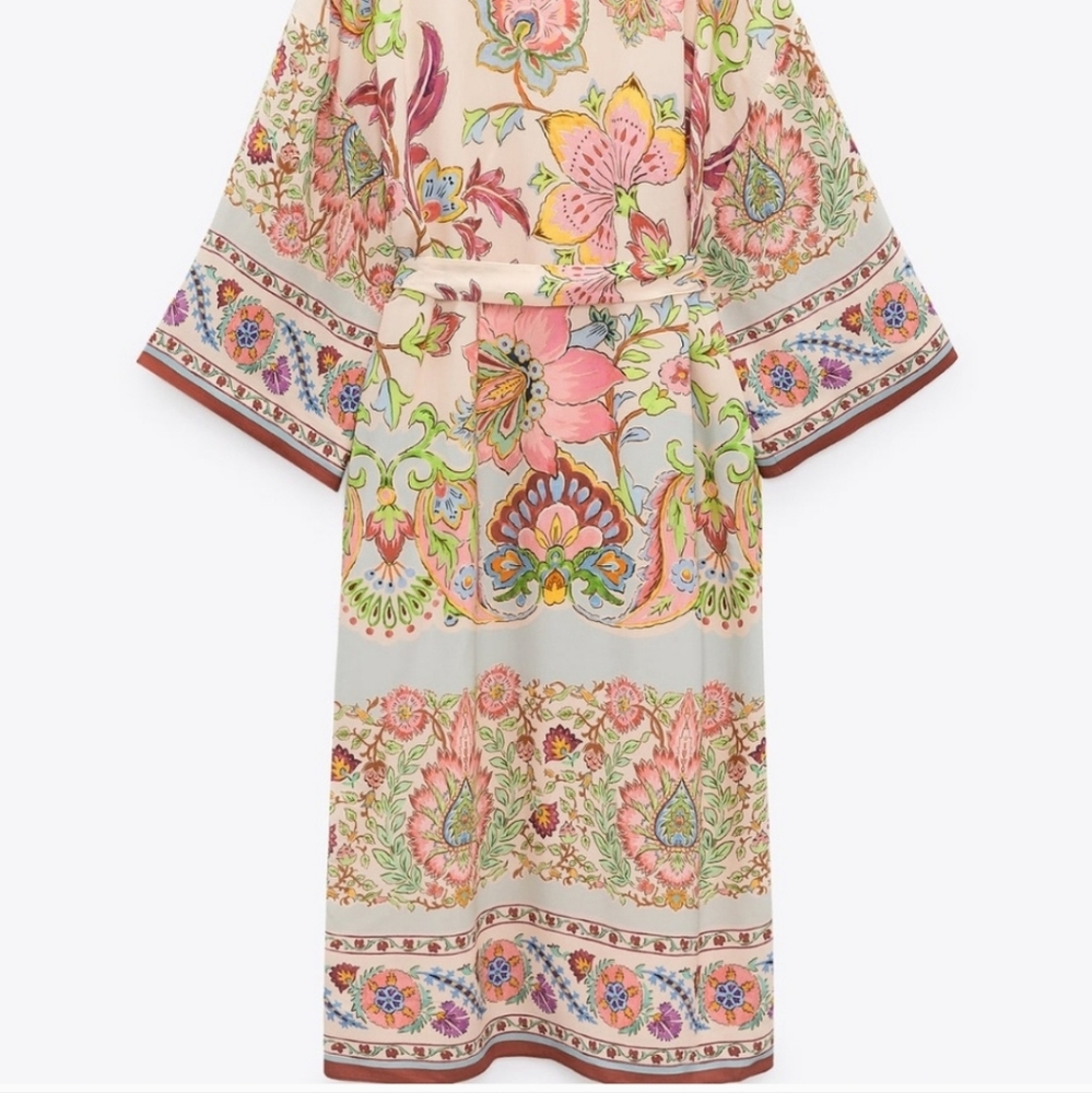 Zara Multicolor Maxi Dress - Picture 16 of 16